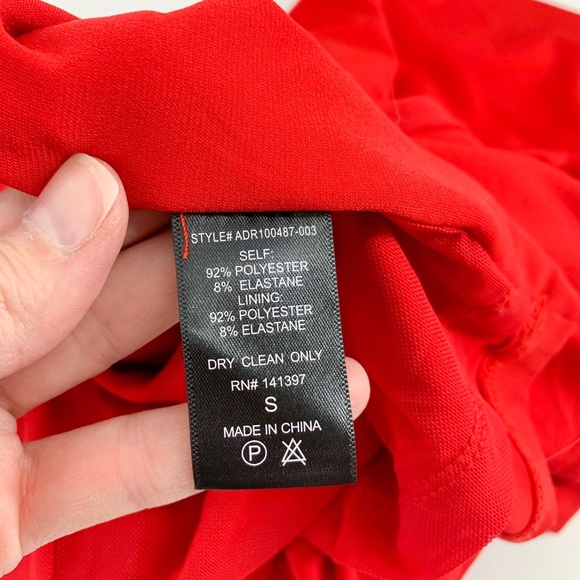 ASTR THE LABEL Formal Red Dress / Gown; Twist Front V-neck Size S - Picture 14 of 15